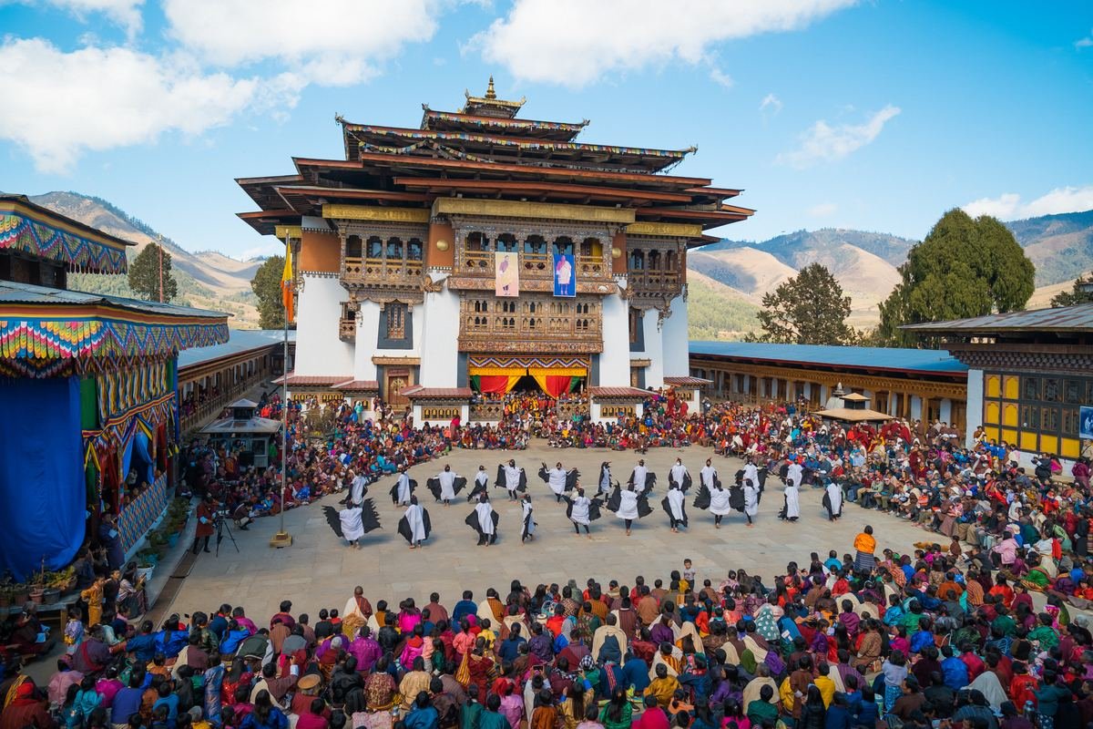 Black-necked Crane Festival at Gangtey Goemba